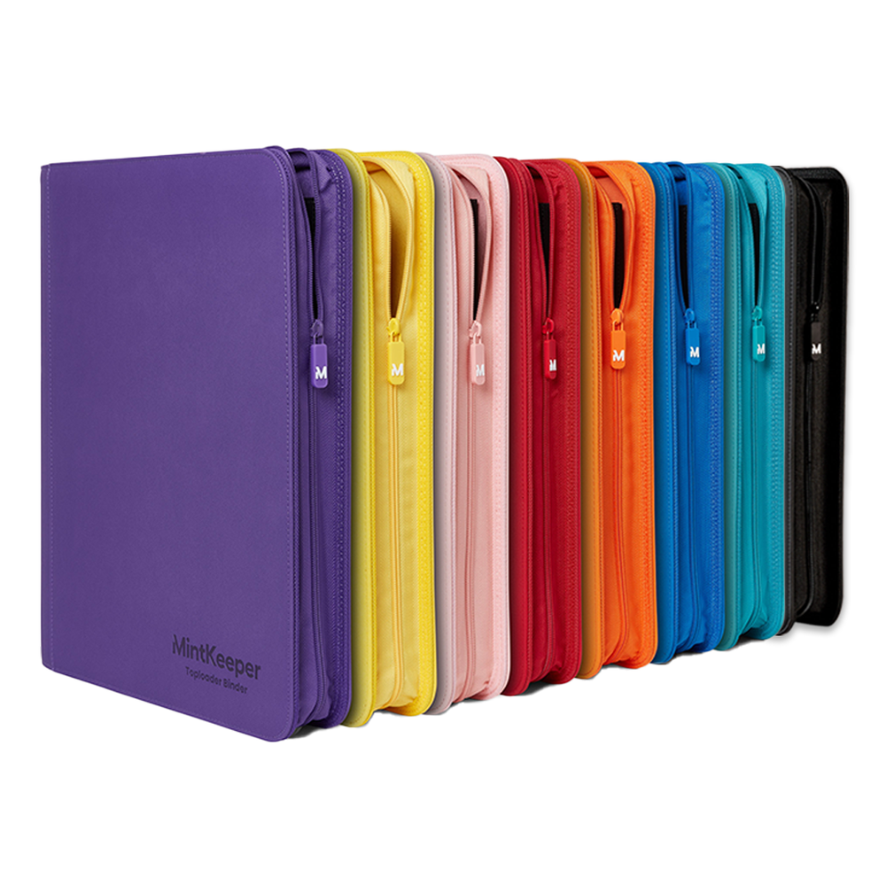 MintKeeper - 9 Pocket Premium Zip Top Loader Trading Card Binder