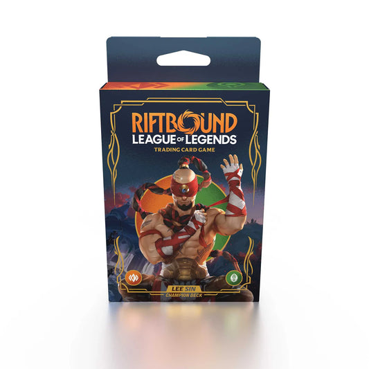 Riftbound: League of Legends Trading Card Game - Set 1 - Origins Champion Deck - Lee Sin