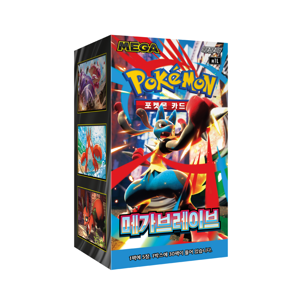 Pokemon TCG Mega Brave m1L Booster Box (Korean)